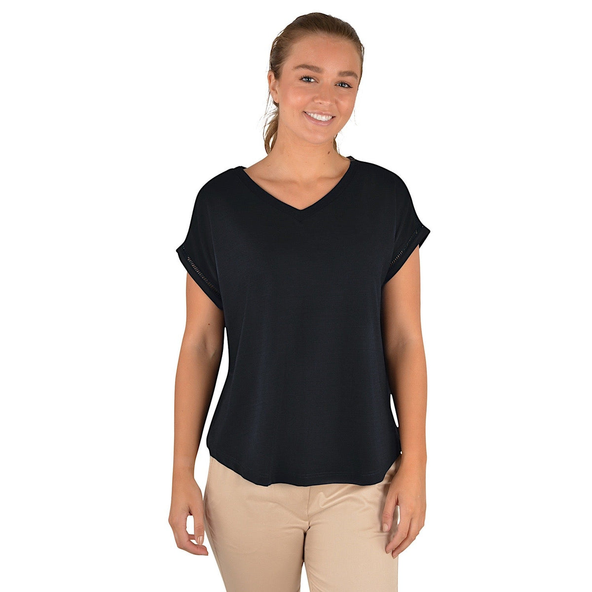 Thomas Cook Women’s Camellia Tee Carbon