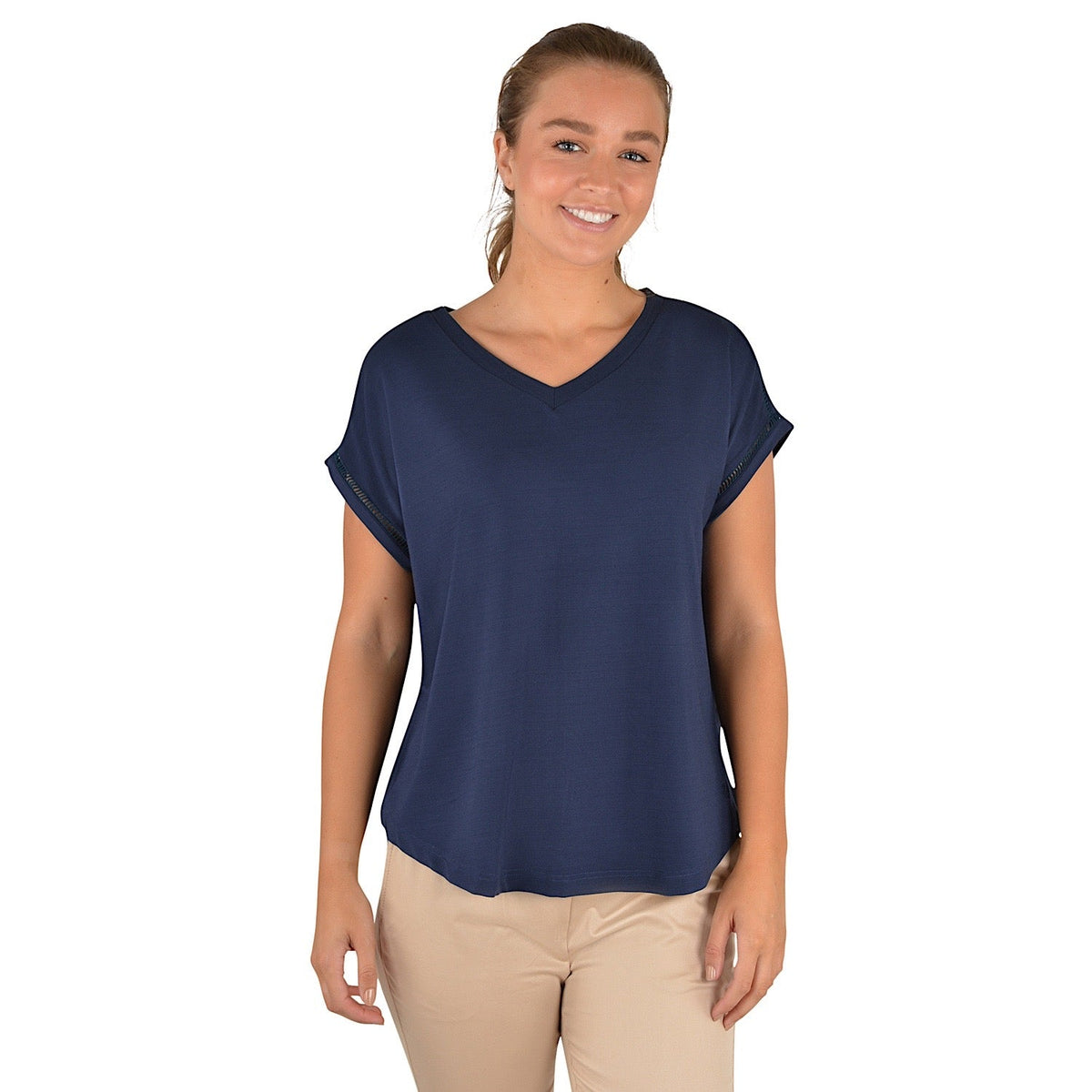 Thomas Cook Women’s Camellia Tee Navy