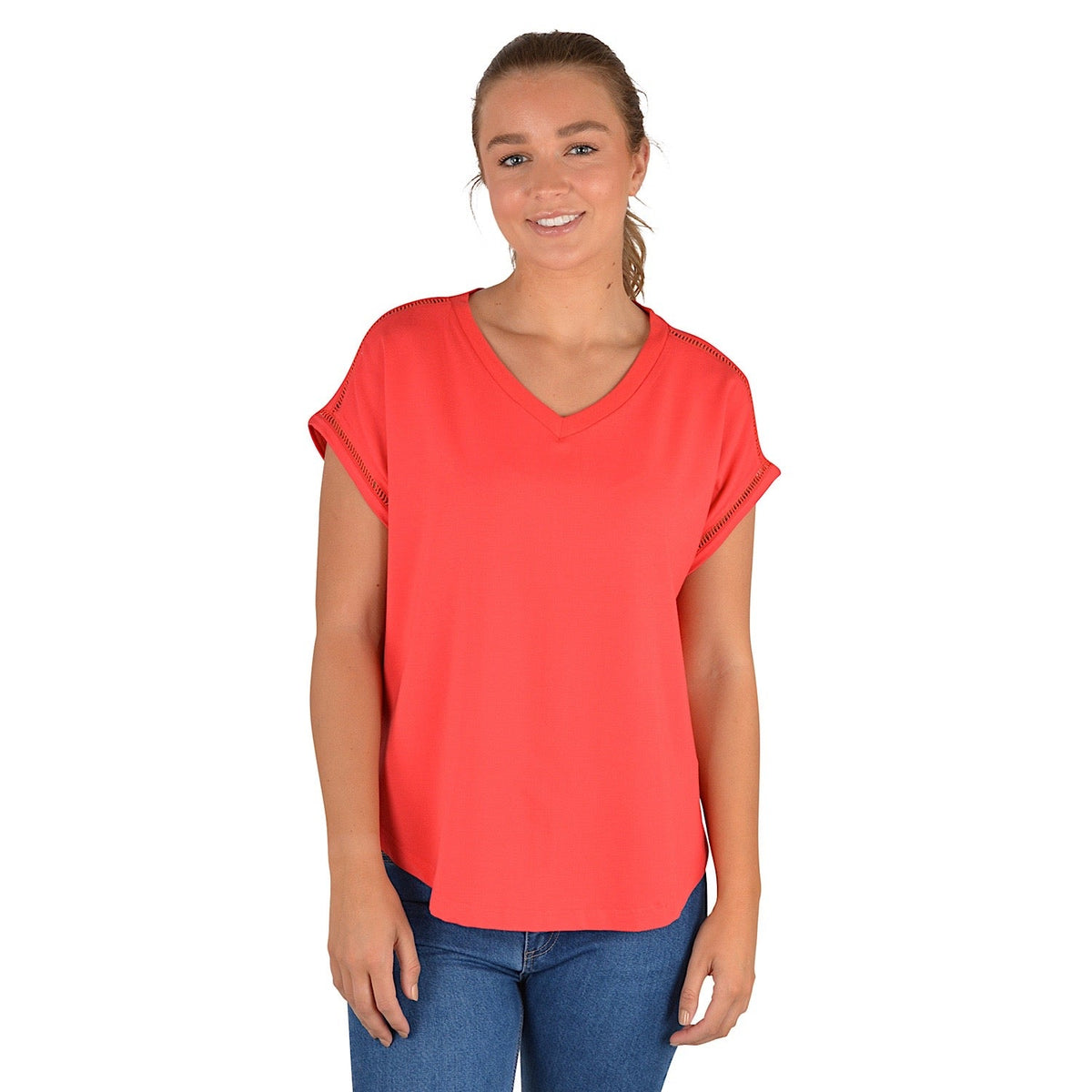 Thomas Cook Women’s Camellia Tee Red Poppy