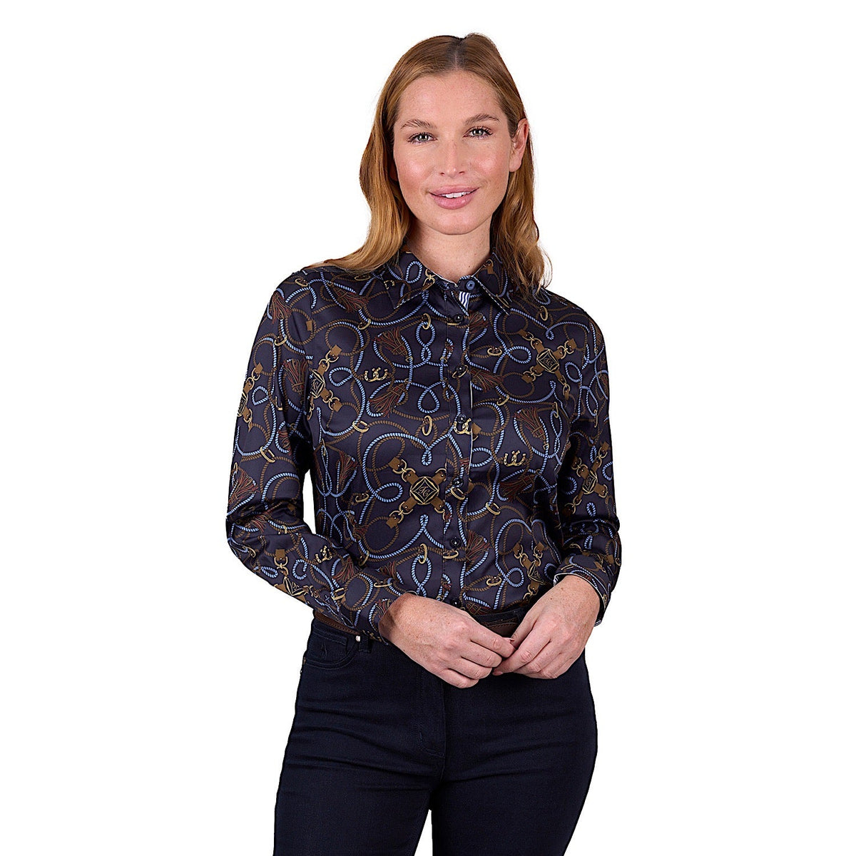 Thomas Cook Women’s Kate Long Sleeve Shirt - Navy