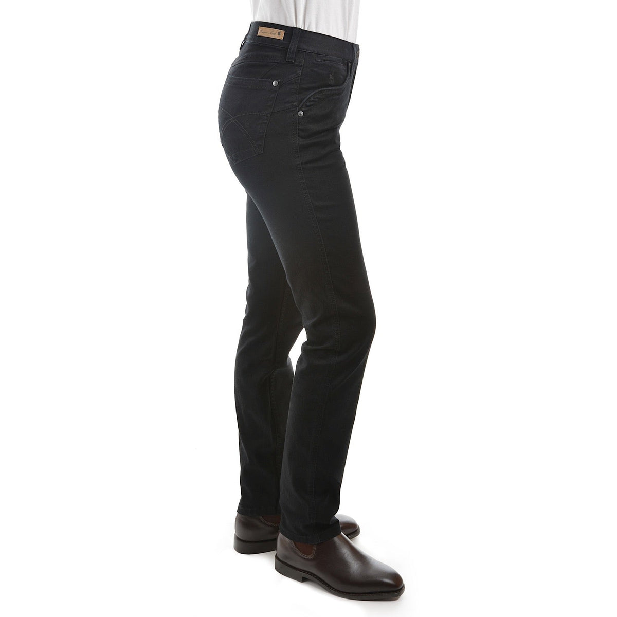 Thomas Cook Womens Lynda Slim Leg Wonder Jean Black 32’’ Leg