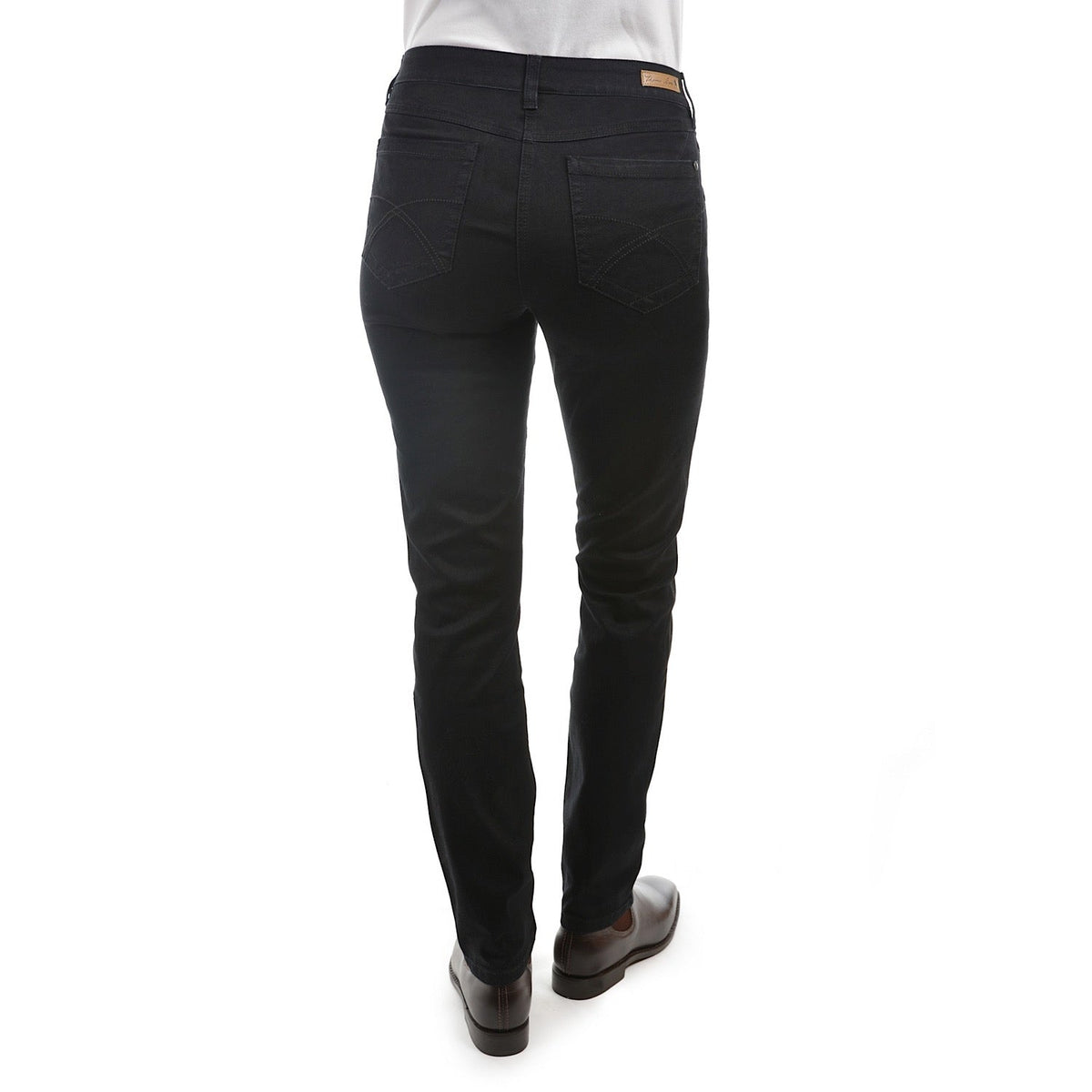Thomas Cook Womens Lynda Slim Leg Wonder Jean Black 32’’ Leg