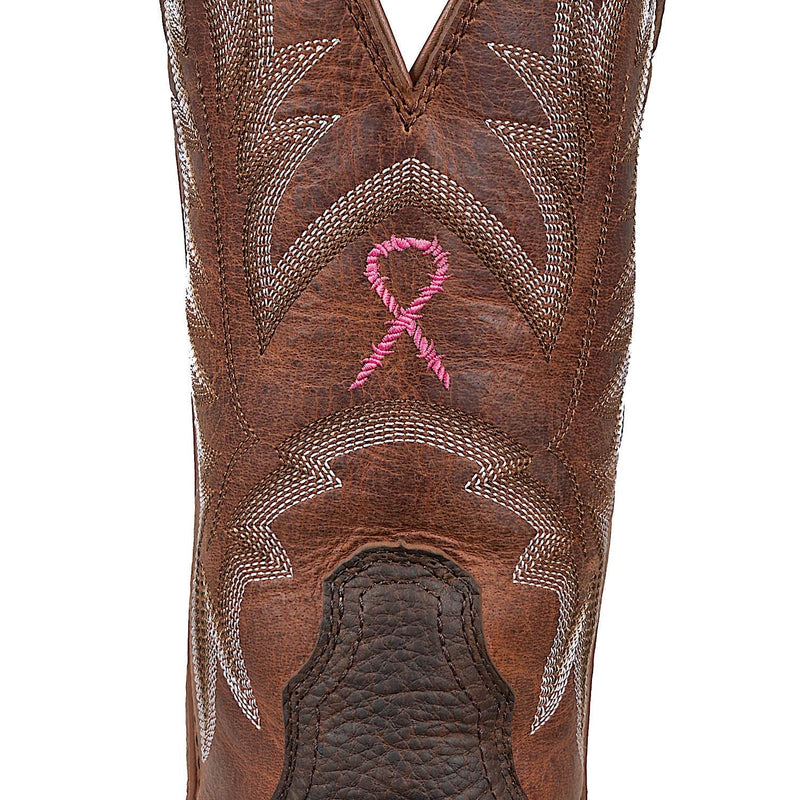 Twisted X Men’s 11 Pink Tech X1 Western Boot - Tobacco Brown / Adobe