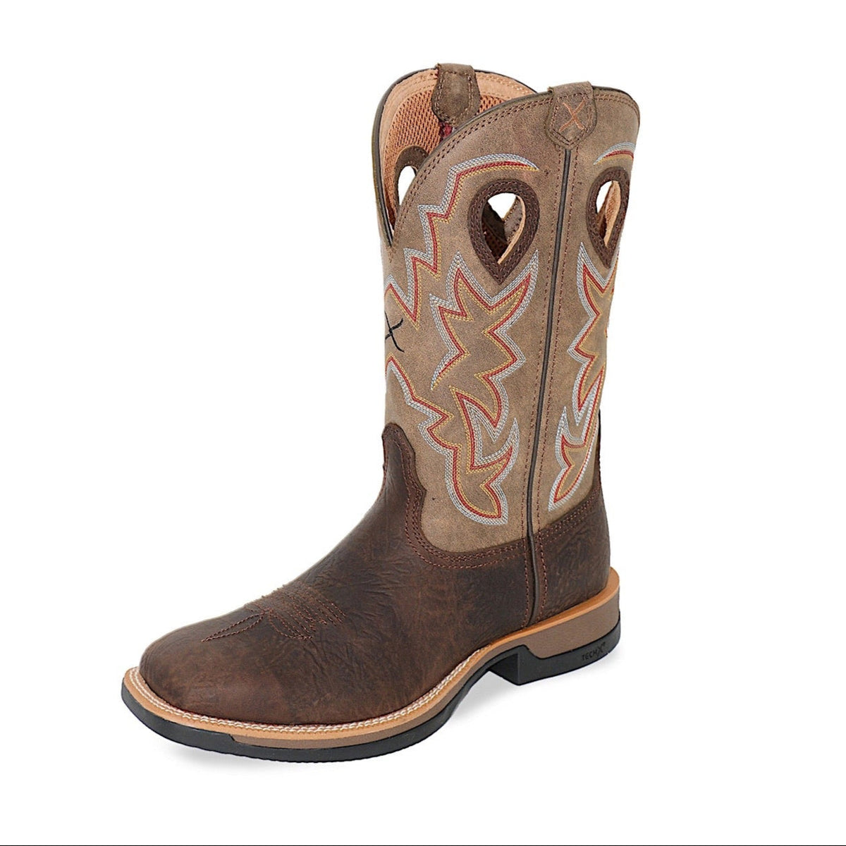 Twisted X Men’s 12 Tech X1 Western Boot - Brown / Bomber