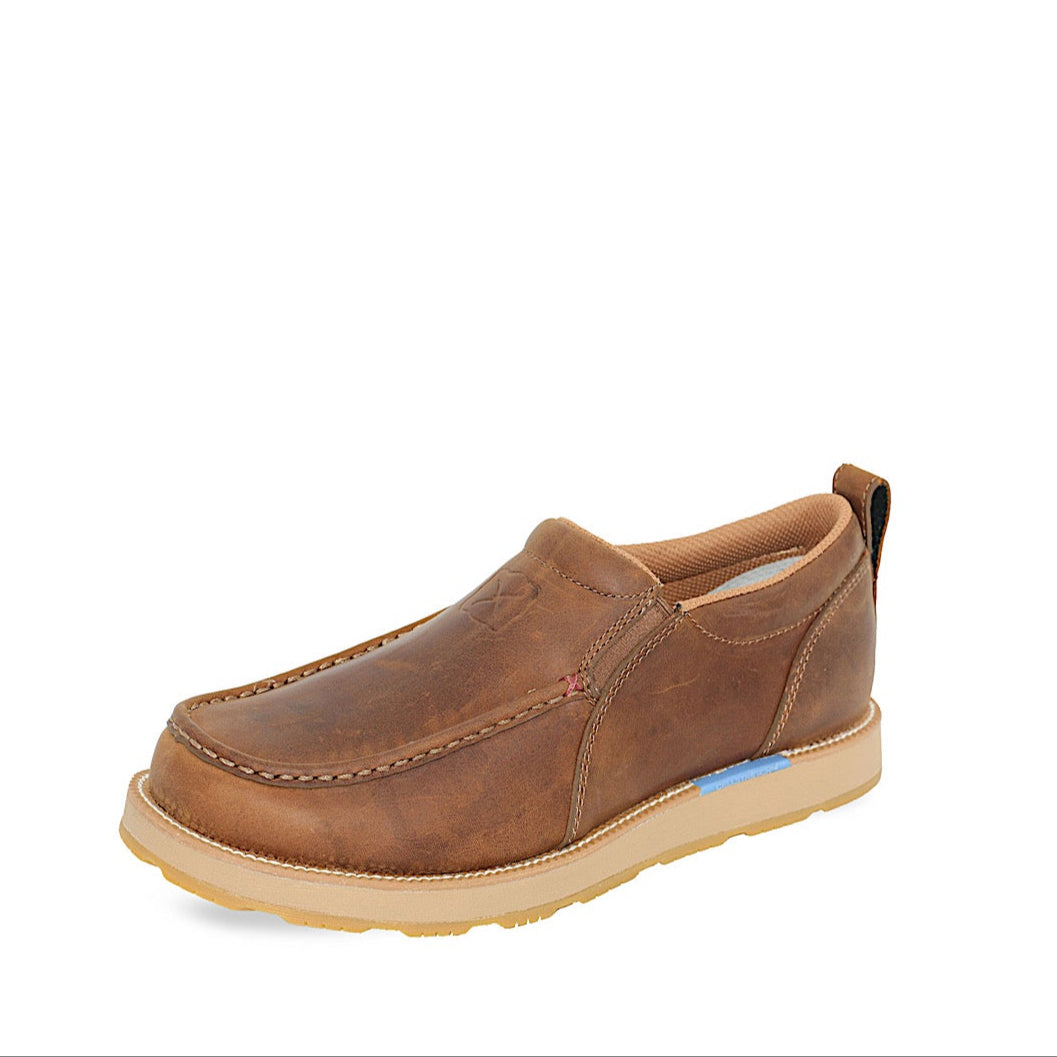 Twisted X Men’s Cellstretch Wedge Slip On - Rust Brown