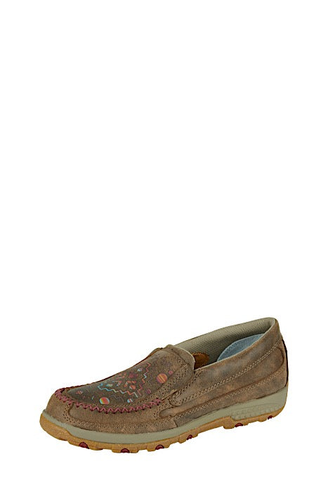 Twisted X Women’s Aztec Cellstretch Slip On-Bomber Aztec Print
