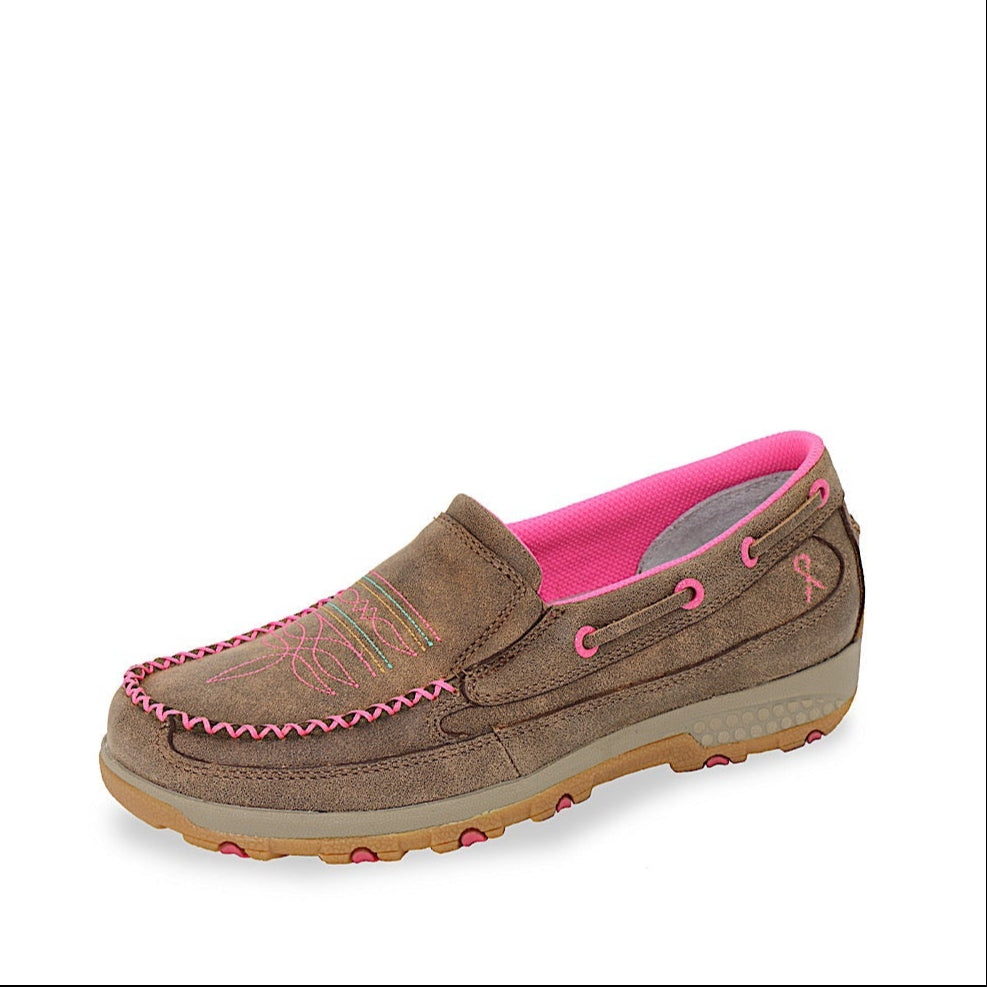 Twisted X Women’s Switch Cellstretch Slip on Shoe - Bomber/Blue/Pink