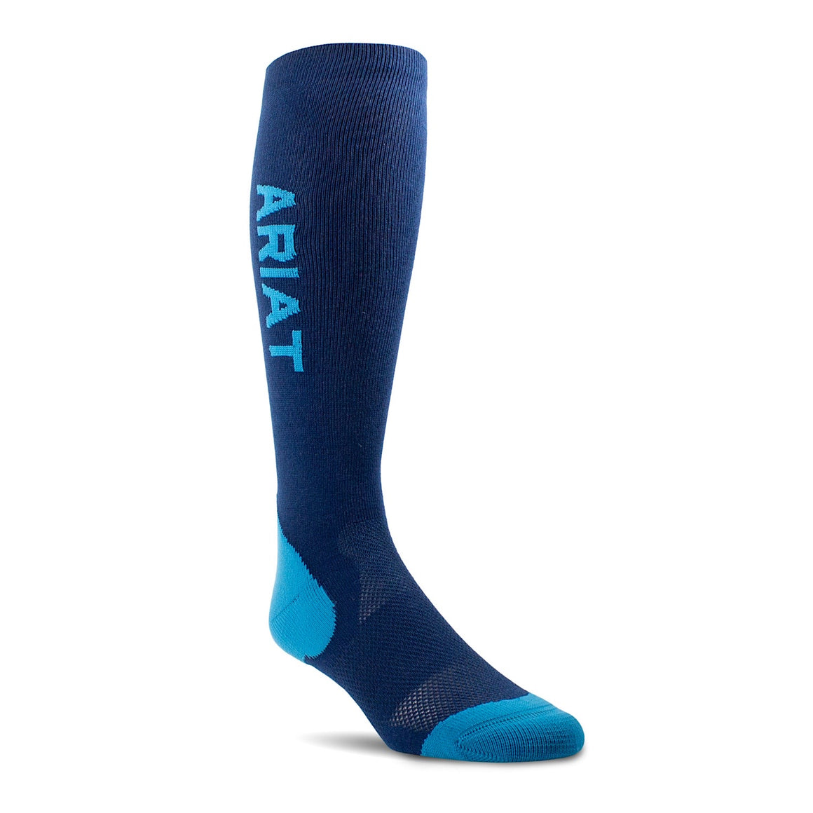 Ariat UniSex AriatTek Performance Socks Navy/ Mosaic Blue