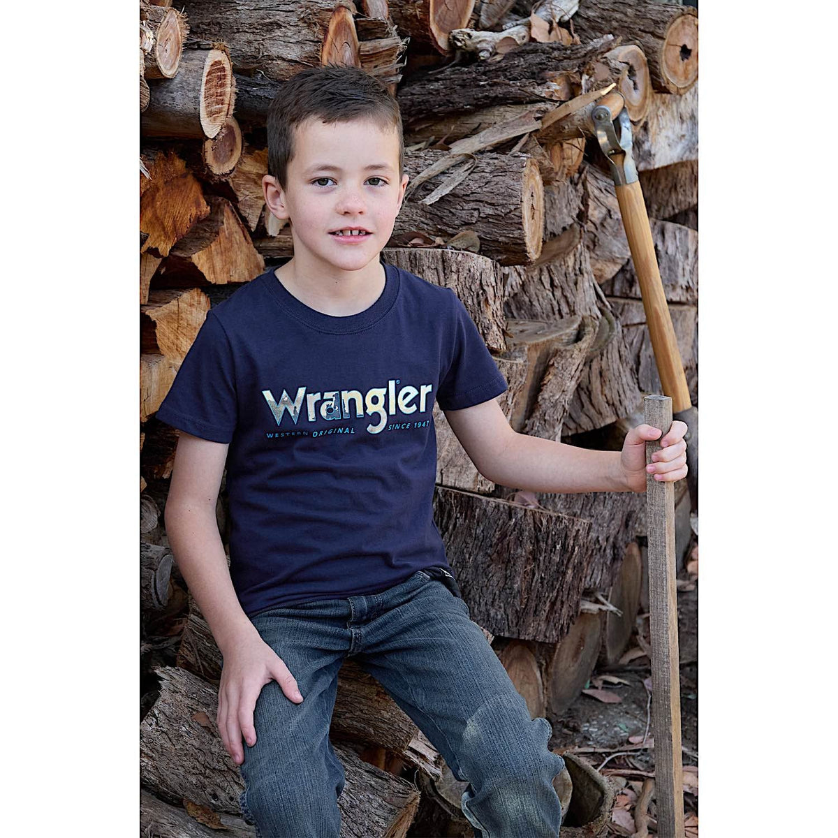 Wrangler Boy’s Nico Tee Navy