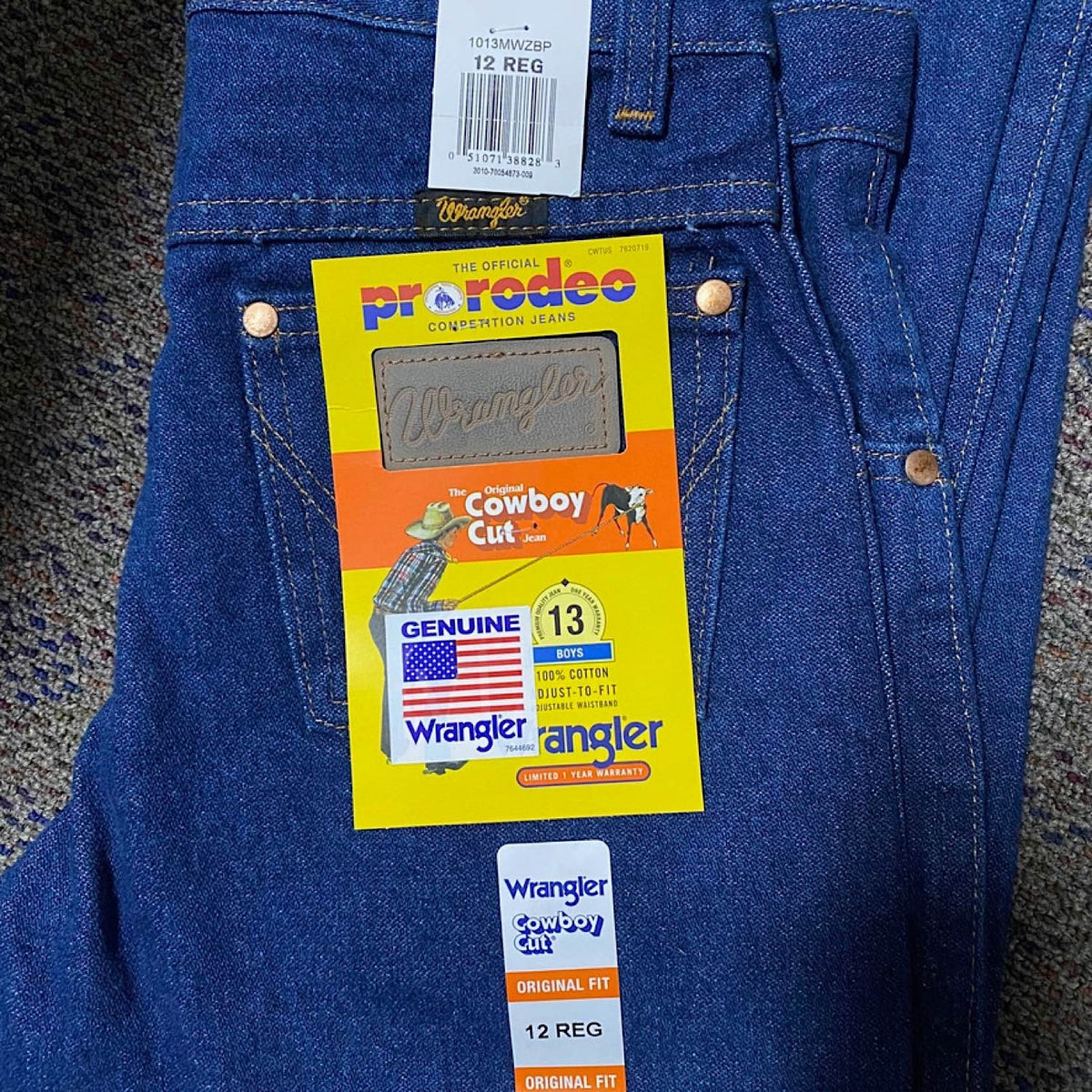 Wrangler Boy’s Original ProRodeo Jean - Prewashed Indigo