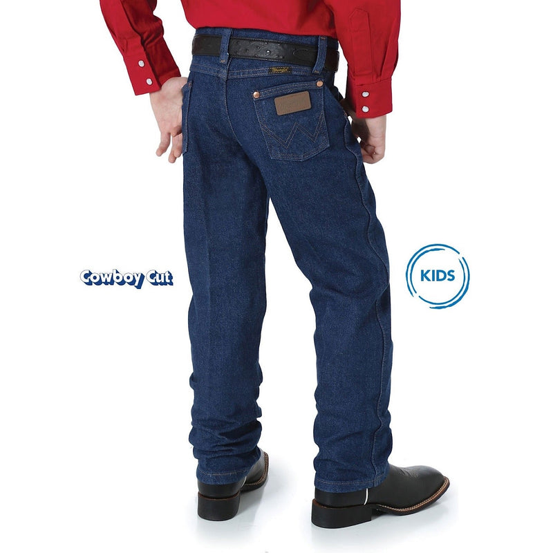 Wrangler Boy’s Original ProRodeo Slim Fit Jean - Pre-washed Indigo
