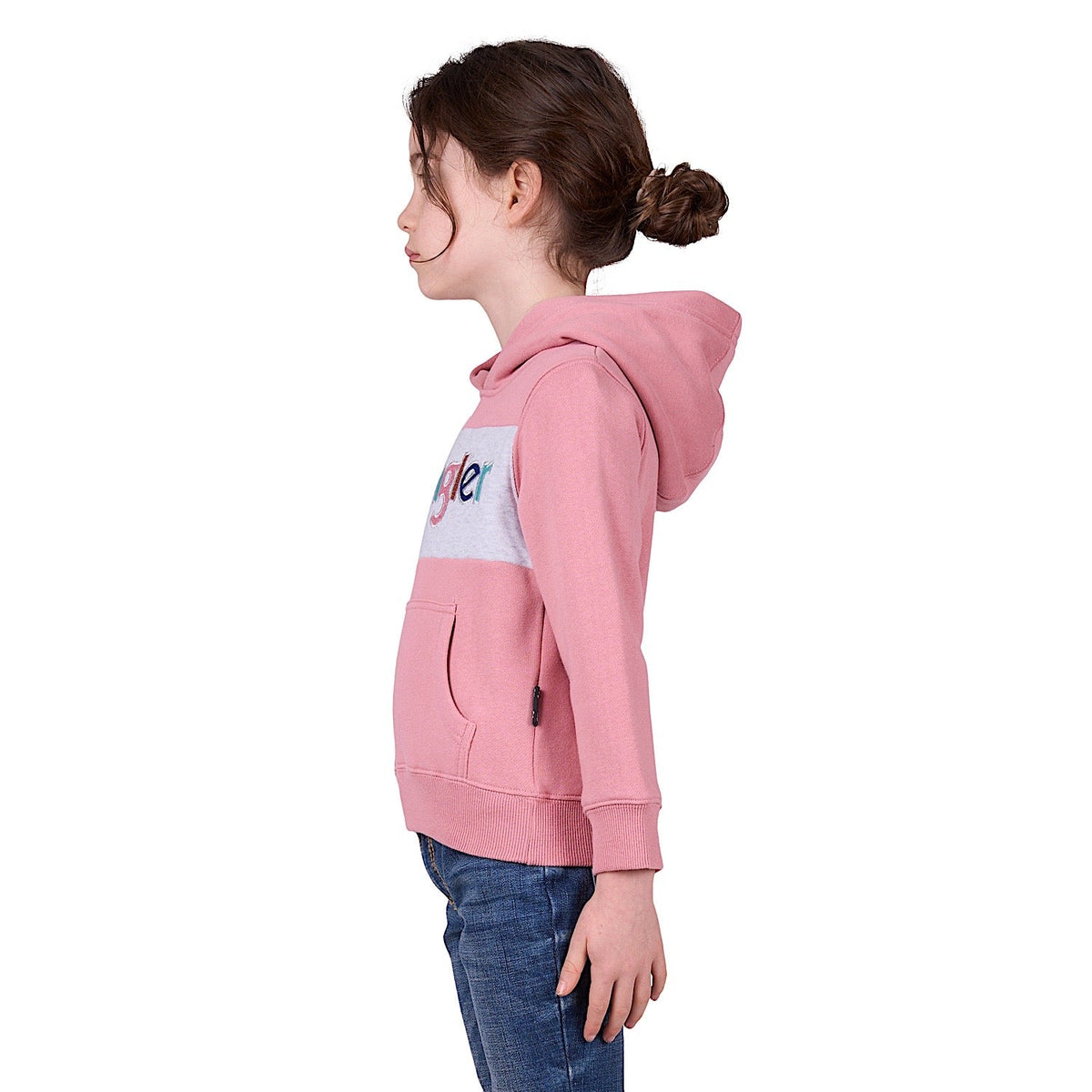 Wrangler Girl’s Bella Pullover Hoodie - Pink