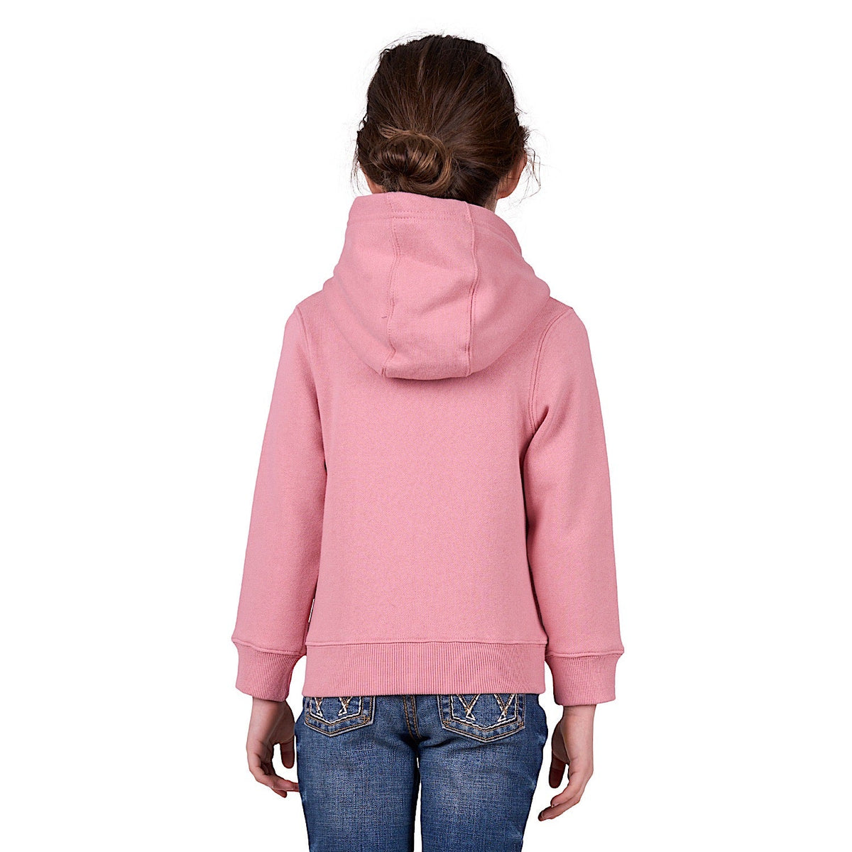 Wrangler Girl’s Bella Pullover Hoodie - Pink