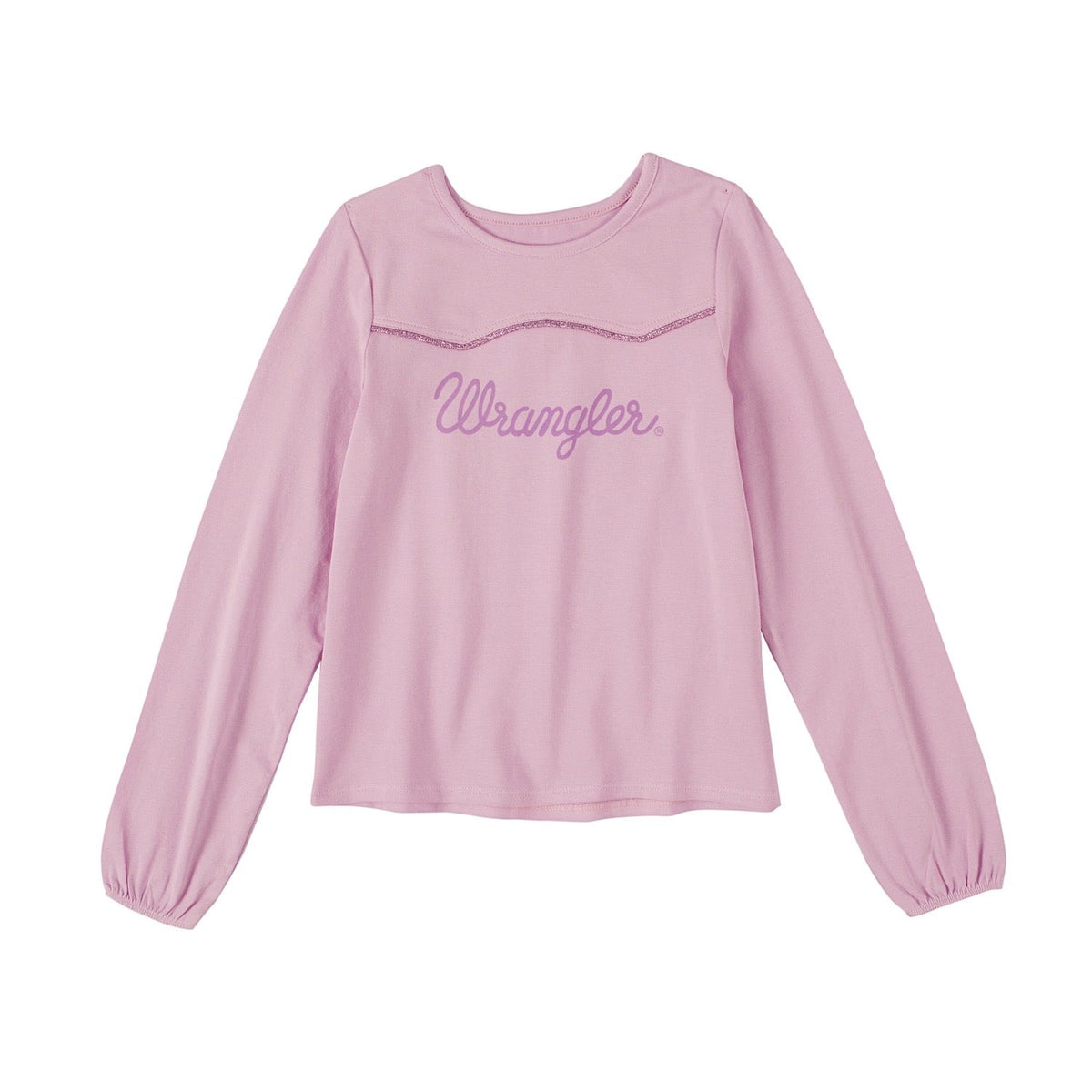 Wrangler Girls Long Sleeve Top Purple