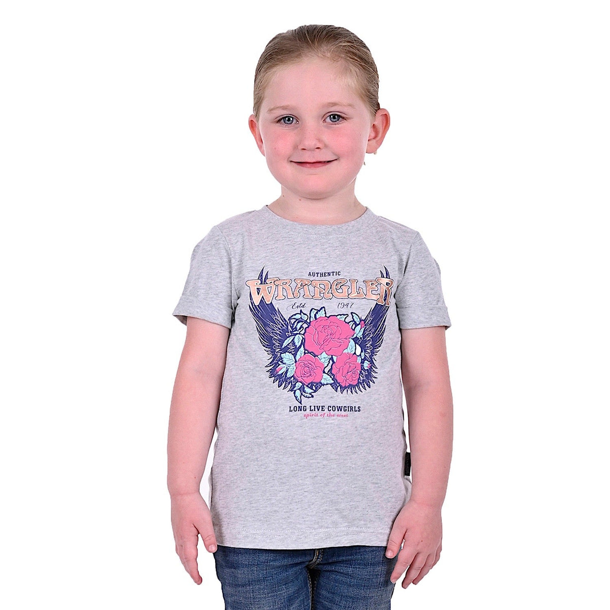Wrangler Girl’s Mila Tee White Marle