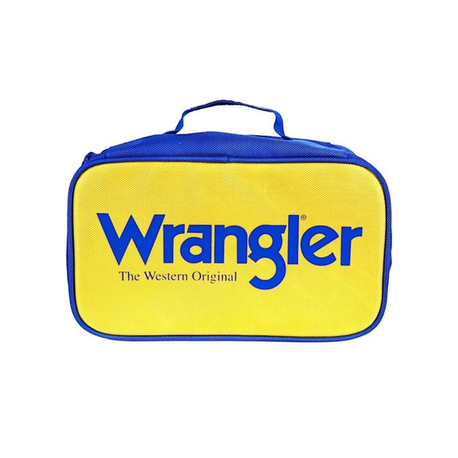 Wrangler Iconic Lunch Bag Blue/Yellow
