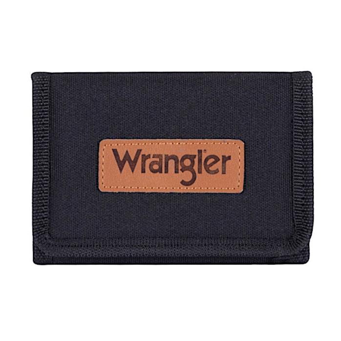 Wrangler Logo Wallet Black