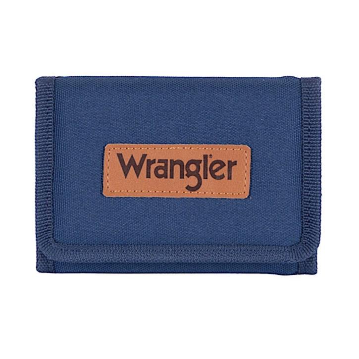 Wrangler Logo Wallet Navy
