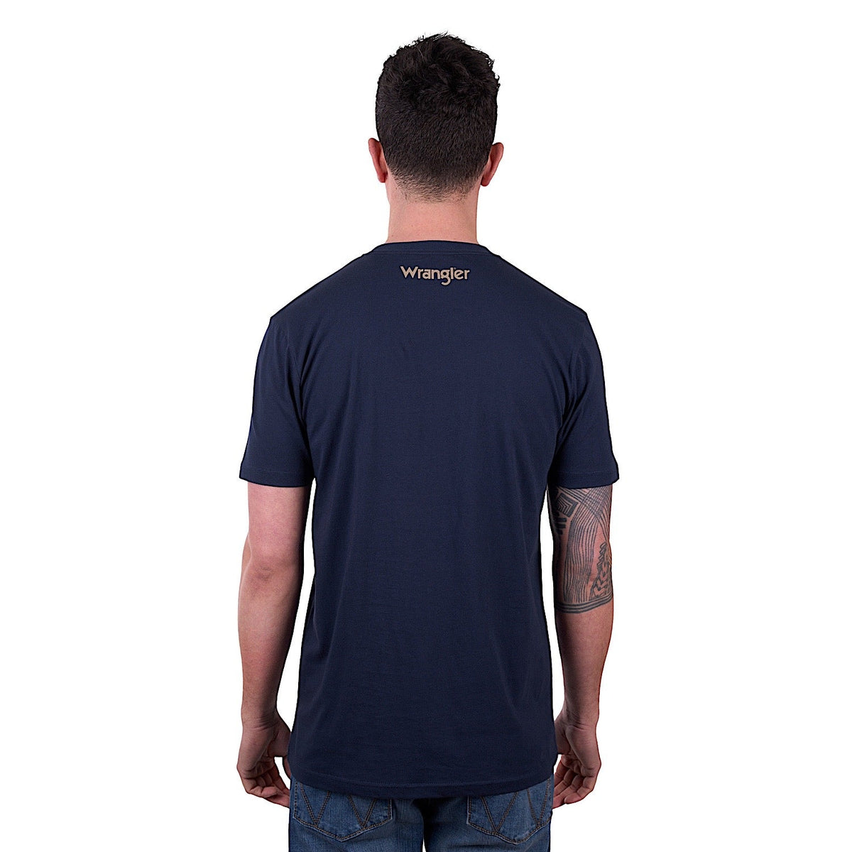 Wrangler Men’s Adam Short Sleeve Tee - Navy