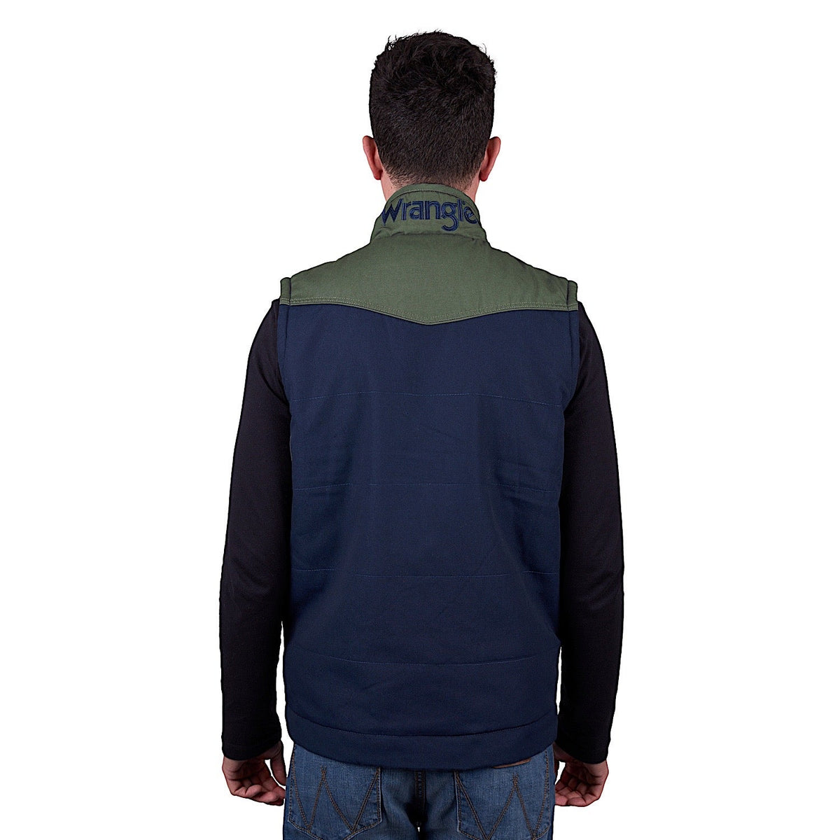 Wrangler Men’s Andrew Vest - Navy/Cypress