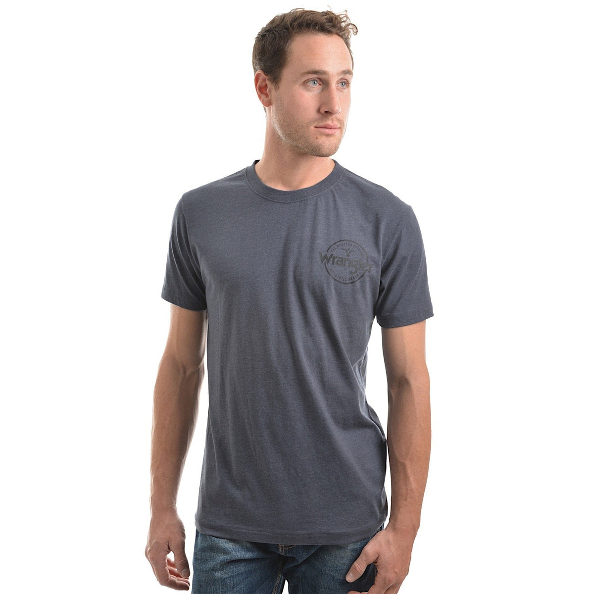 Wrangler Men’s Angus Tee Denim Marle