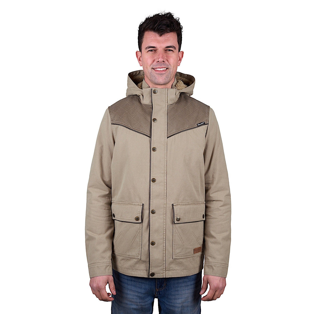 Wrangler Men’s Cain Jacket - Stone