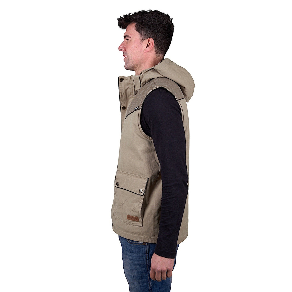 Wrangler Men’s Cain Vest - Stone