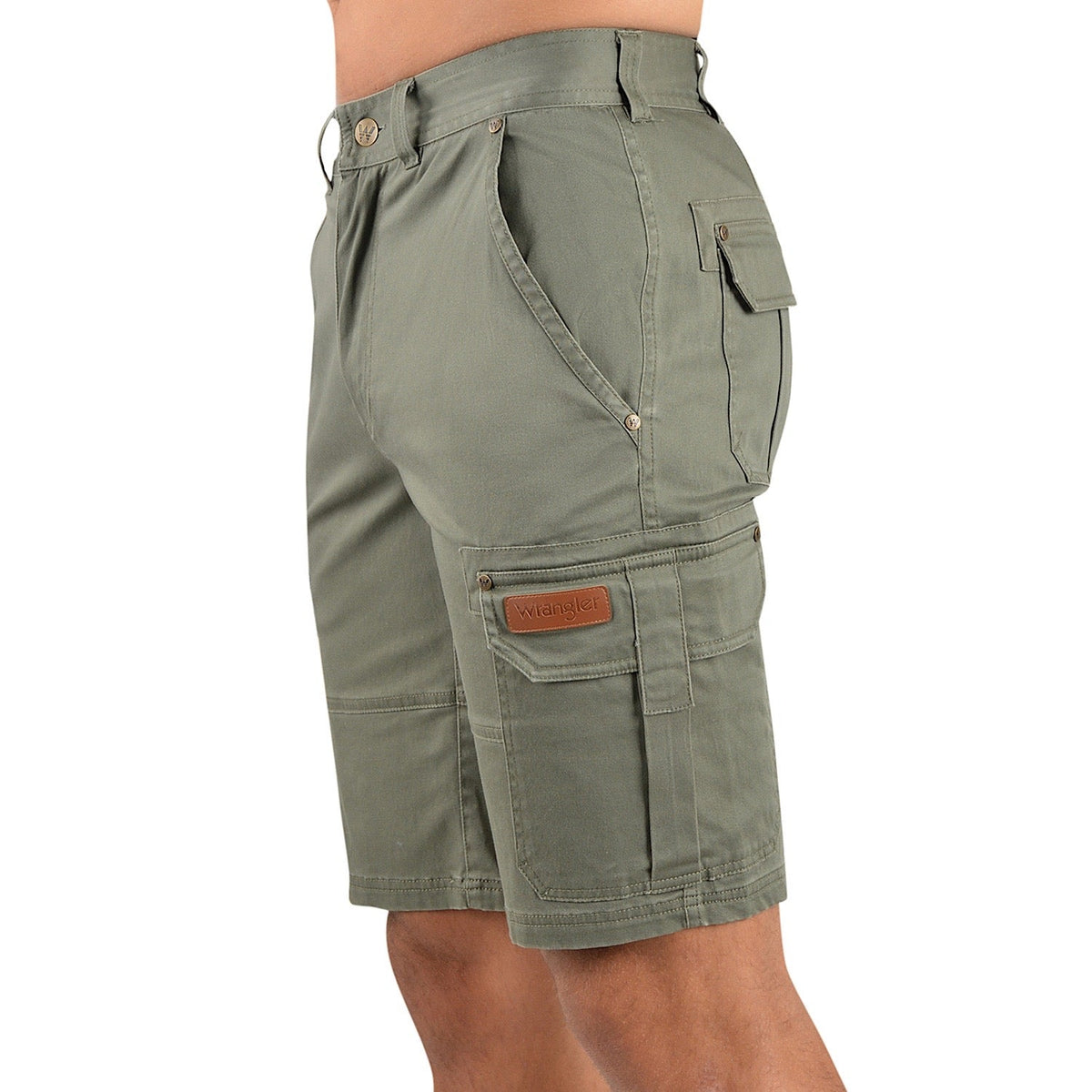 Wrangler Mens Cooper Cargo Short Olive