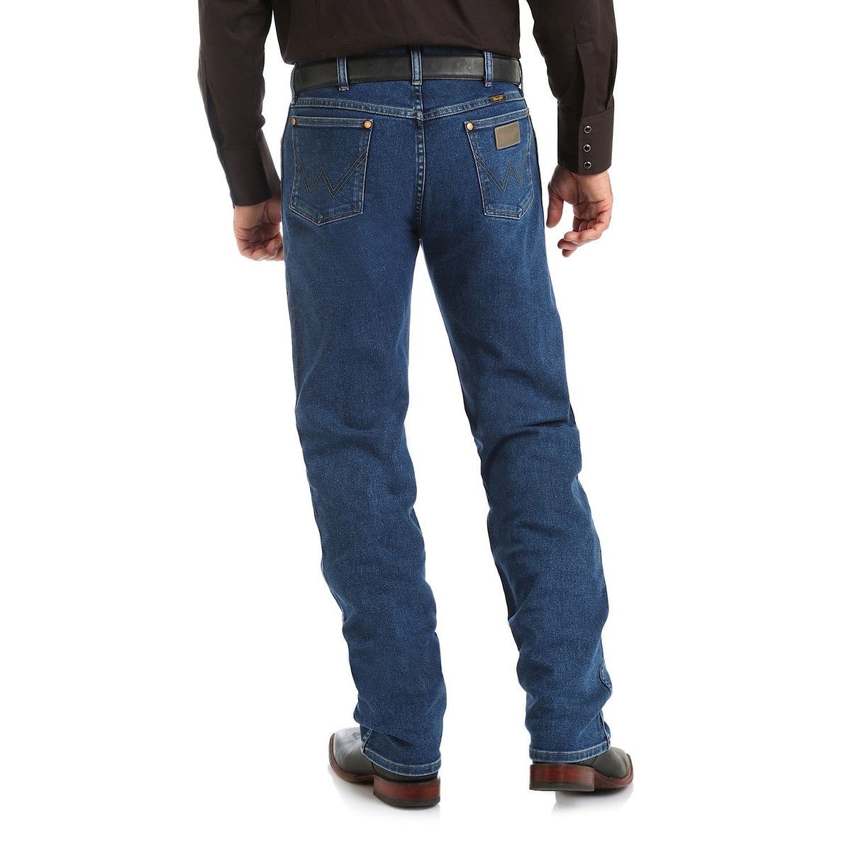 Wrangler Men’s Cowboy Cut Original Fit Active Flex Jean Stonewash