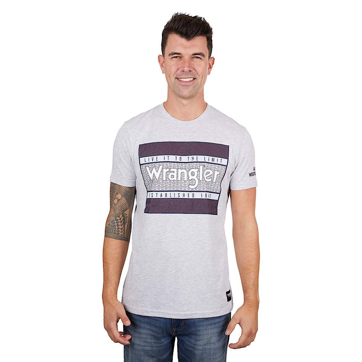 Wrangler Men’s Noah Tee White Marle