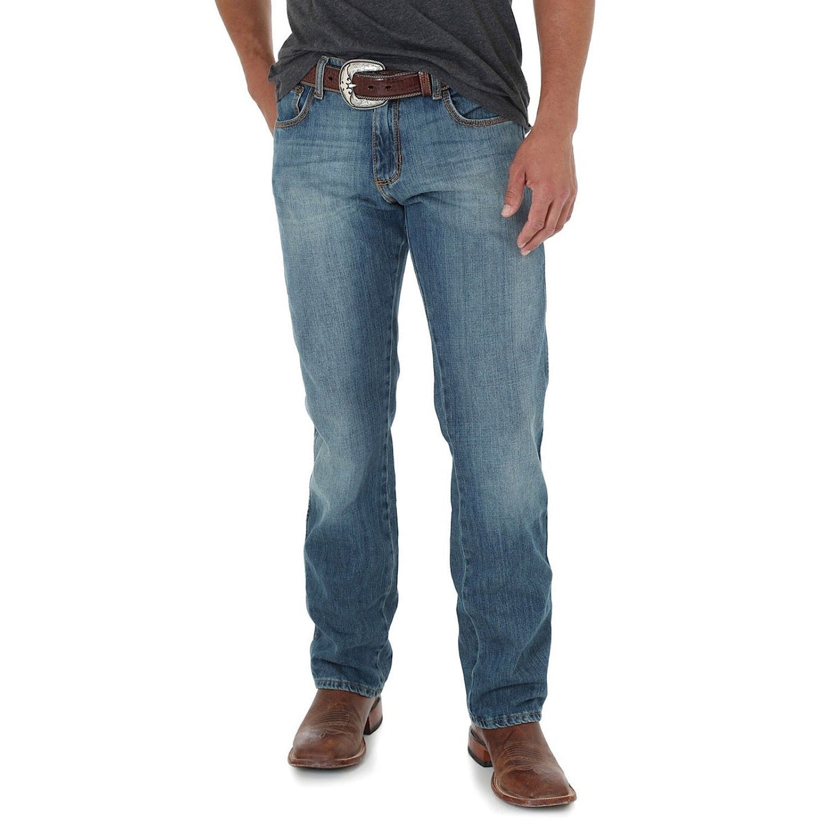 Wrangler Mens Retro Slim Straight Jean 34’’