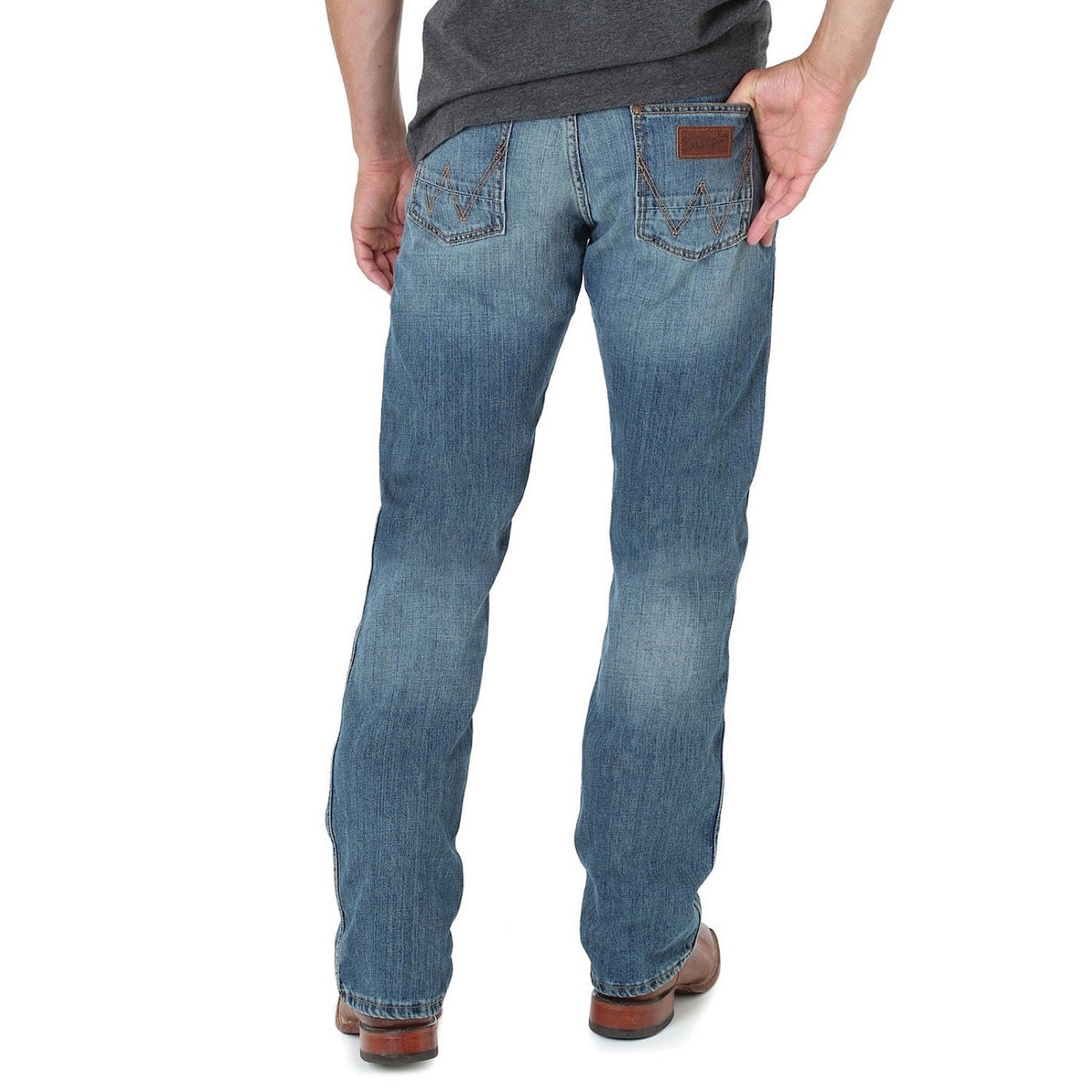 Wrangler Mens Retro Slim Straight Jean 34’’