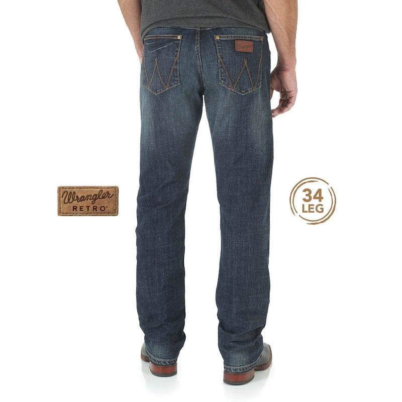 Wrangler Men’s Retro Slim Straight Jean Bozeman