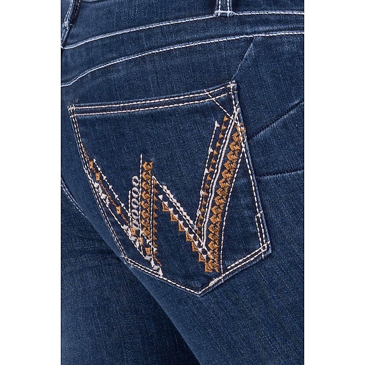 Wrangler Women’s Amelia Q-Baby Booty Up Jean Indigo