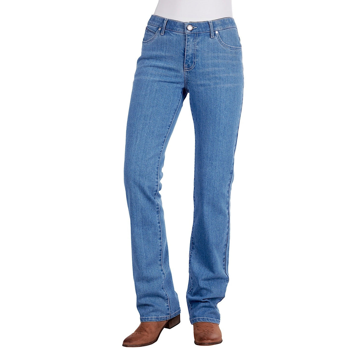 Wrangler Women’s Austin Q-Baby Jean Faded Blue