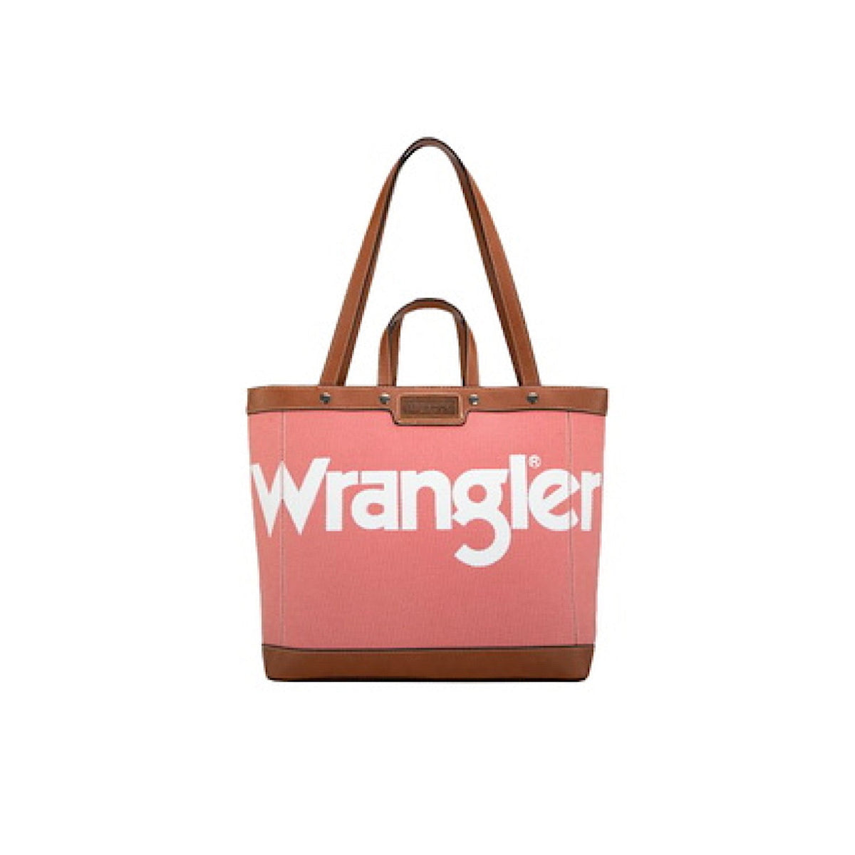 Wrangler Women’s Canvas Iconic Logo Tote - Pink