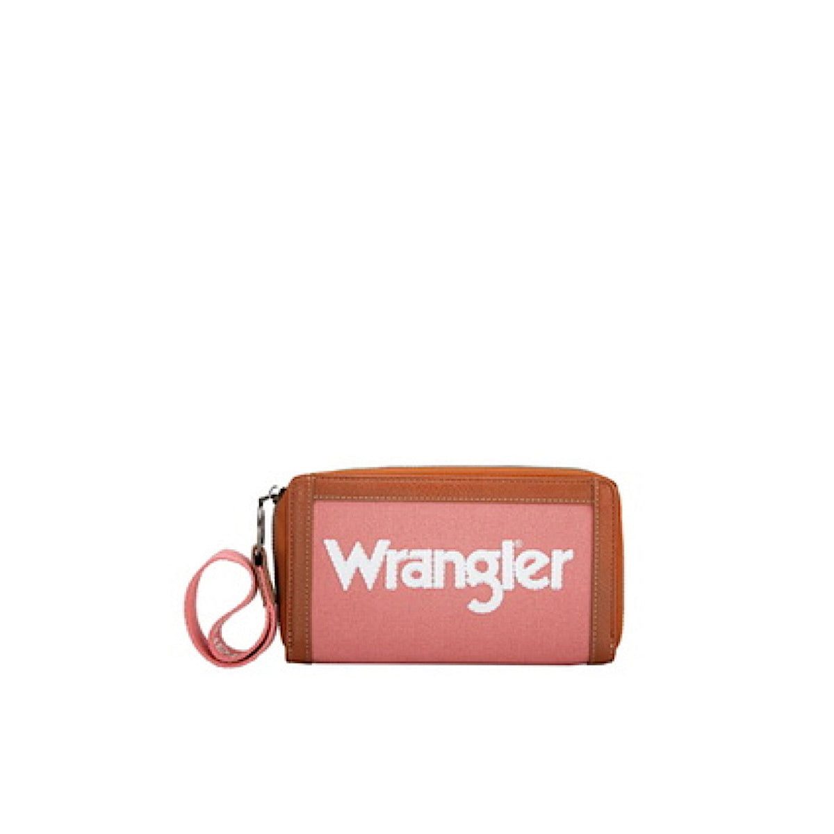 Wrangler Women’s Canvas Iconic Logo Wallet - Pink