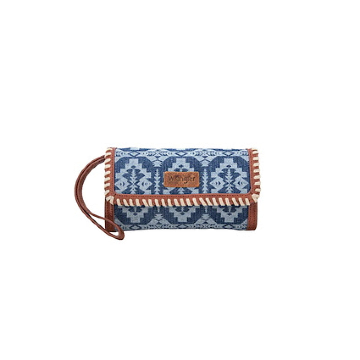 Wrangler Women’s Dakota Whipstitch Wallet Bag - Denim