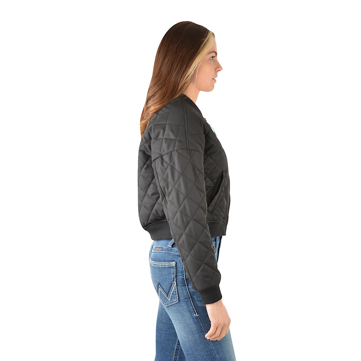 Wrangler Womens Dallas Bomber Jacket Black