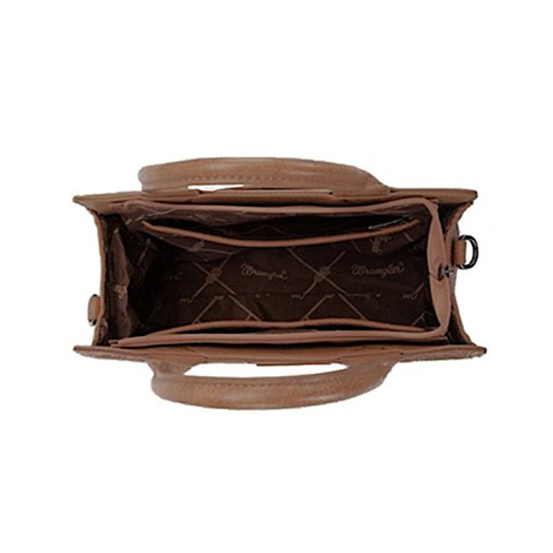 Wrangler Women’s Embroidered Crossbody Bag - Camel