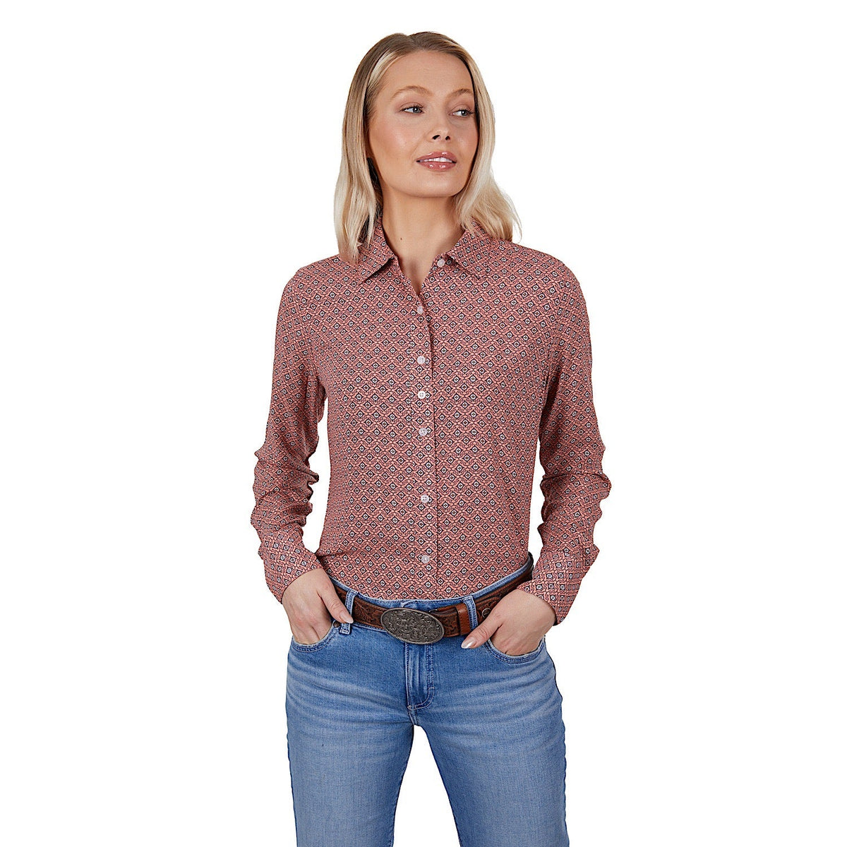 Wrangler Women’s Libby Shirt Peach