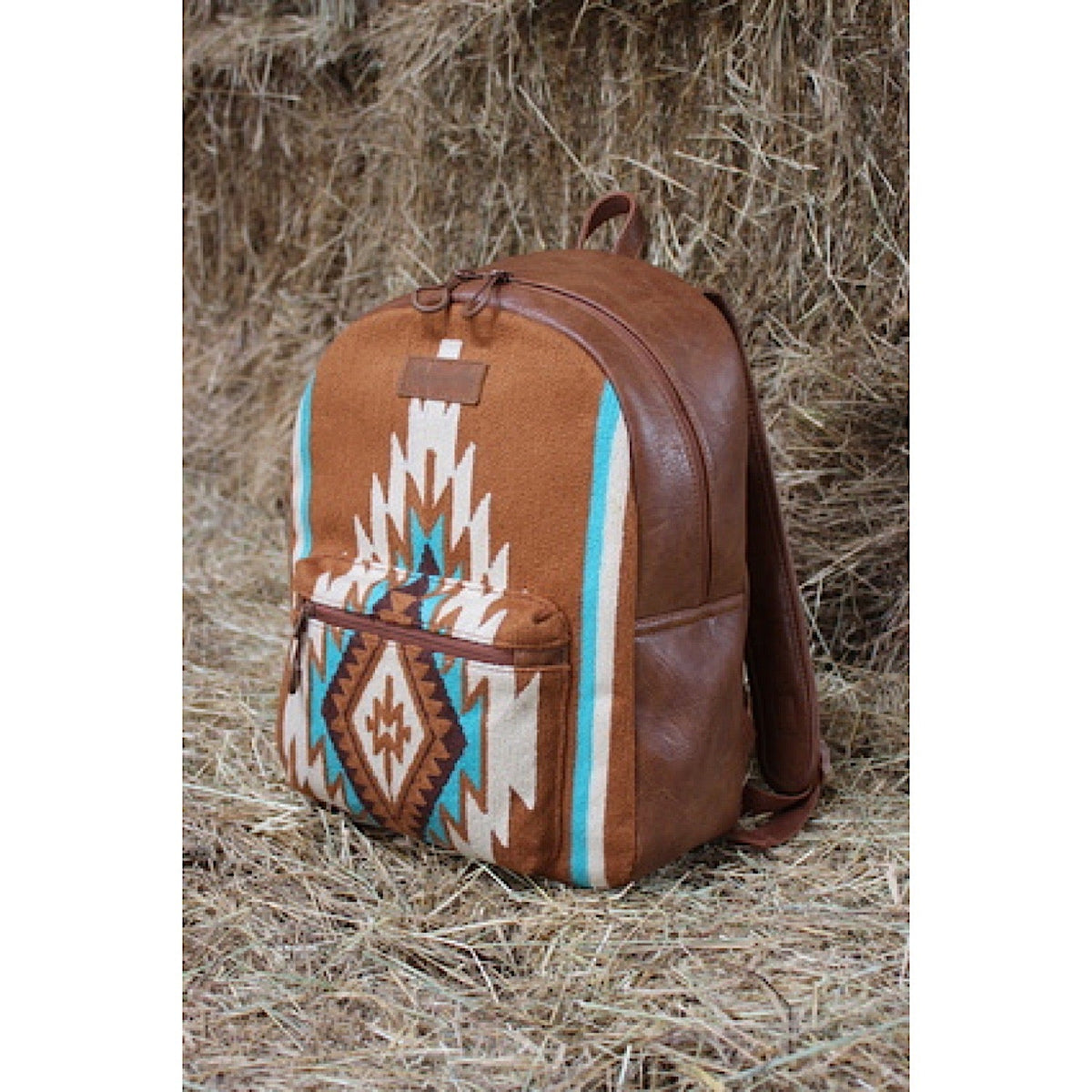 Wrangler Women’s Maya Aztec Backpack - Tan
