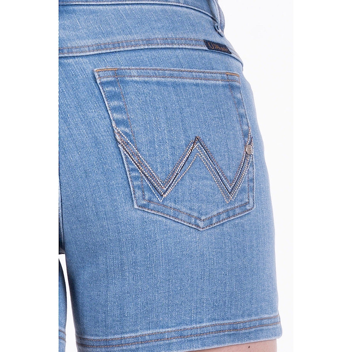Wrangler Women’s Megan Short Q-Baby Faded Blue