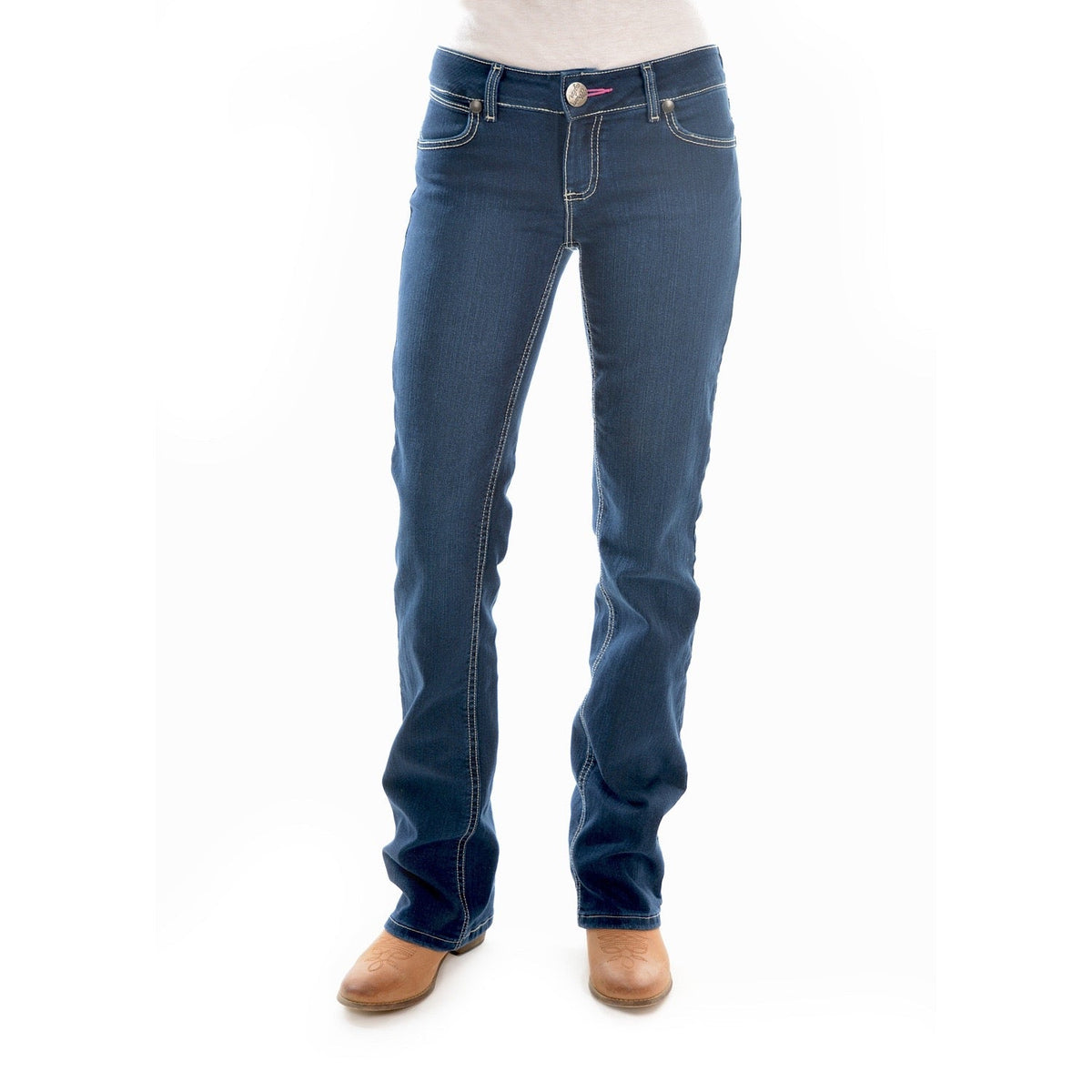 Wrangler Women’s Mid Rise Jean 34 Leg Carolina Breakaway
