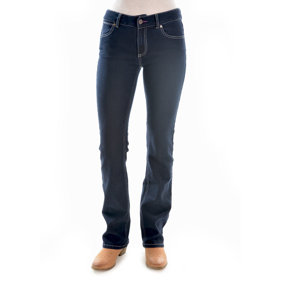 Wrangler Women’s Mid Rise Jean 34 Leg Jackson Jewels