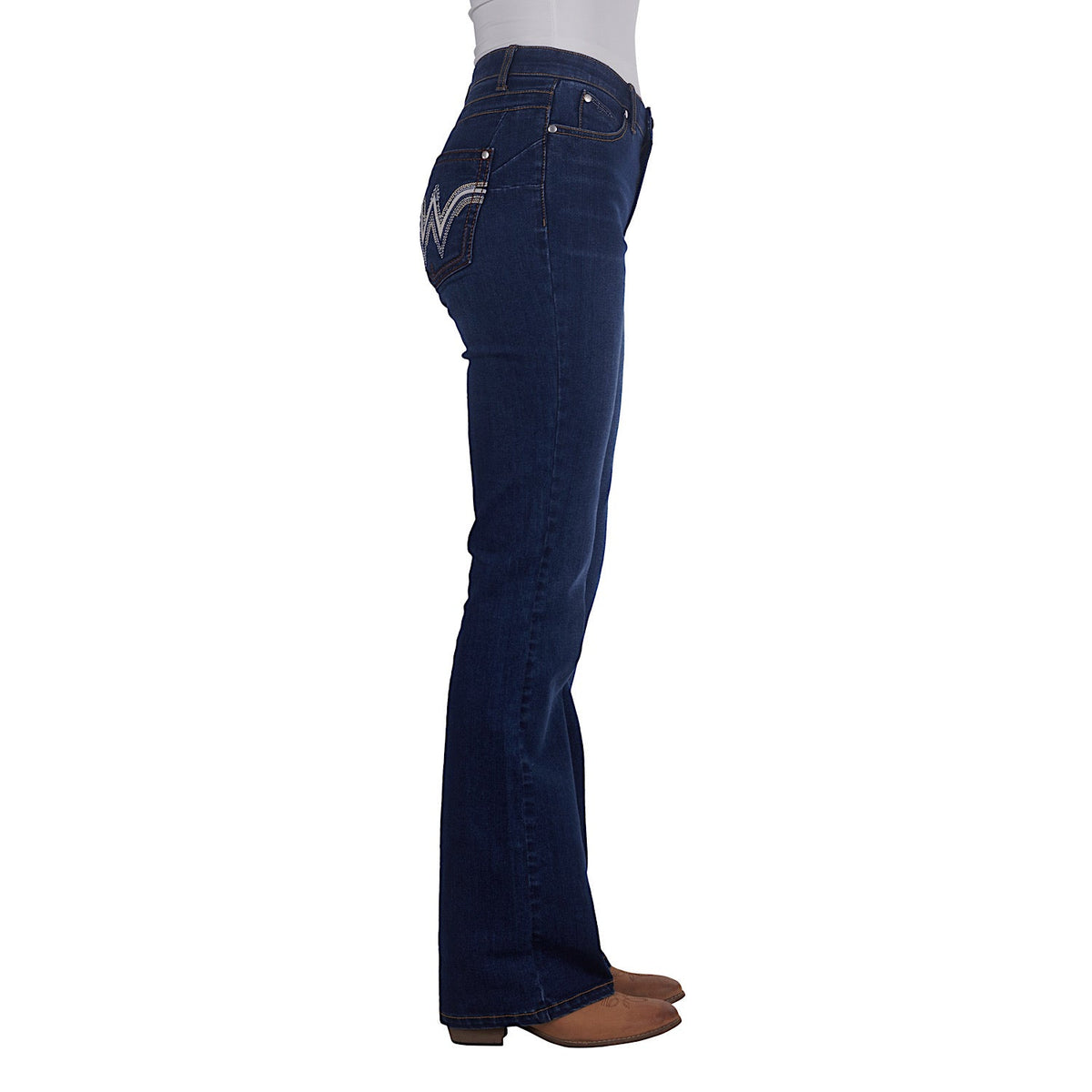 Wrangler Women’s Tilly Q-Baby Booty Up Jean Wild Indigo