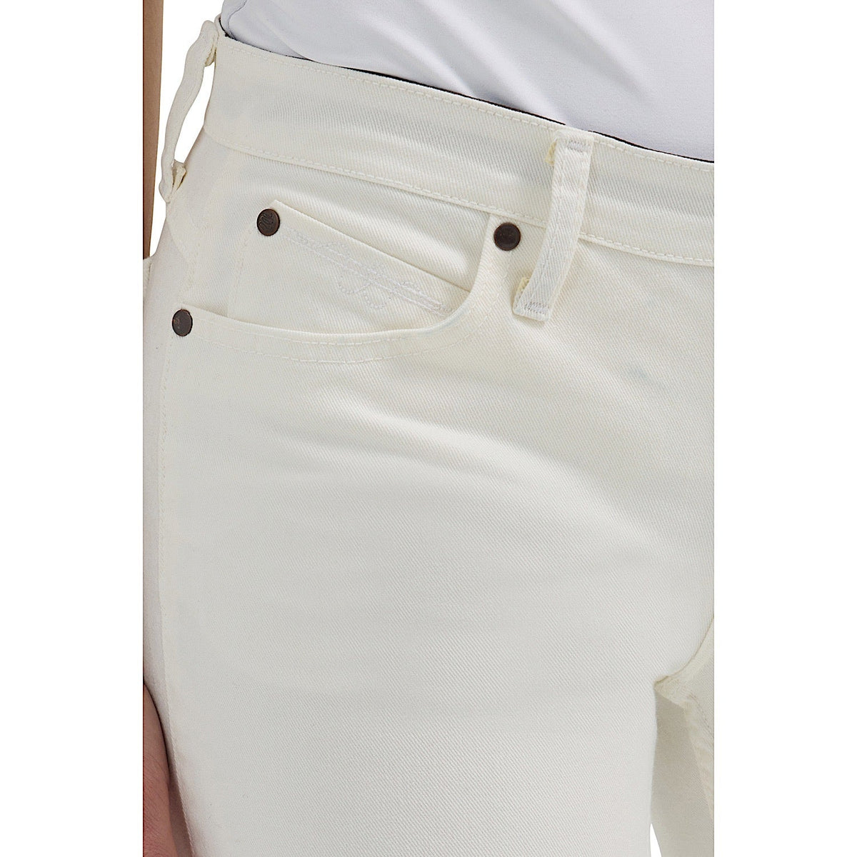 Wrangler Women’s Ultimate Riding Jean - Q Baby - White 32Leg