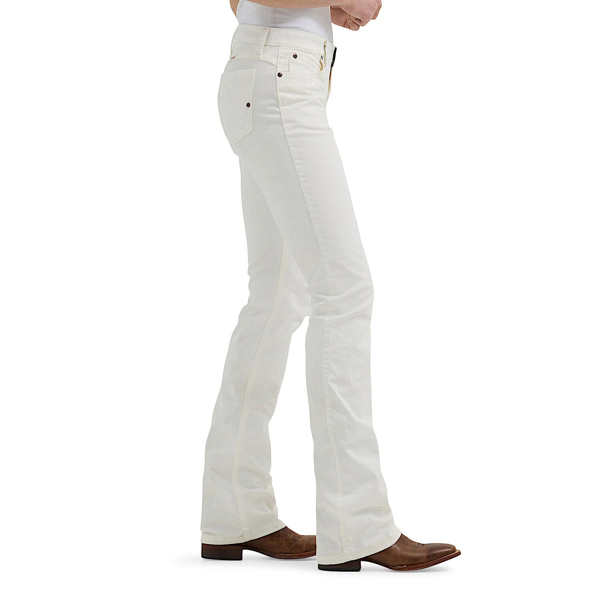 Wrangler Women’s Ultimate Riding Jean - Q Baby - White 32Leg