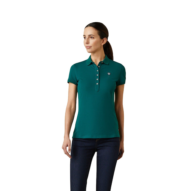 Ariat Womens Prix 2.0 Polo Forest-XS