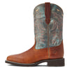 Ariat Womens Delilah Western Boot Spiced Cider/Teal River